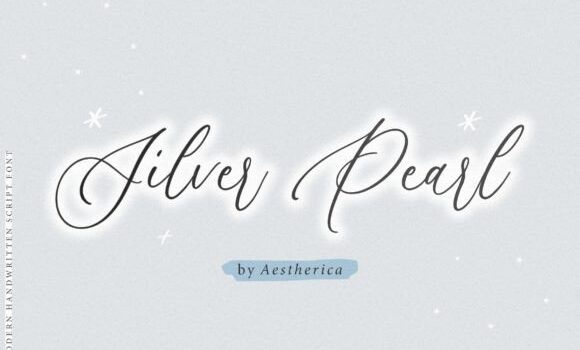 Silver Pearl Font: Fonts Free Download Silver Pearl Font - Featured Image