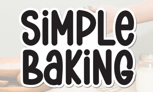 Simple Baking Font: Fonts Free Download Simple Baking Font - Featured Image