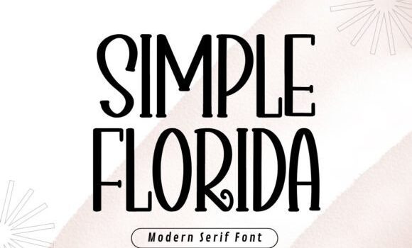 Simple Florida Font: Fonts Free Download Simple Florida Font - Featured Image