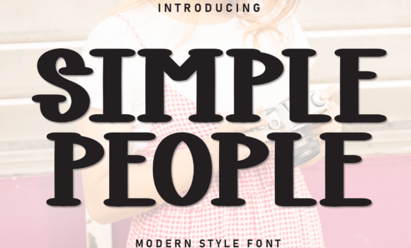 Simple People Font - Featured Image