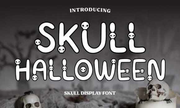 Skull Halloween Font - Featured Image