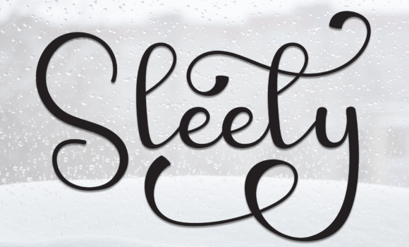 Sleety Font - Featured Image