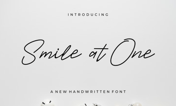 Smile at One Font: Fonts Free Download Smile at One Font - Featured Image