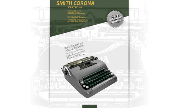 Smith-corona Script No. 46 Font - Featured Image
