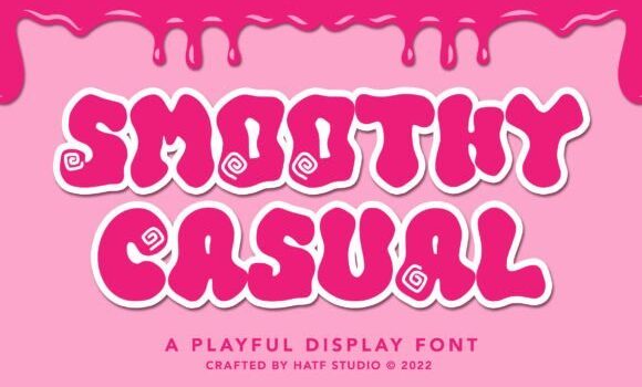 Smoothy Casual Font - Featured Image