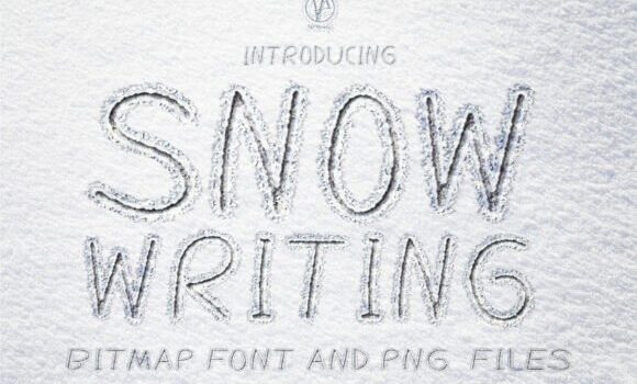 Snow Writing Font - Featured Image